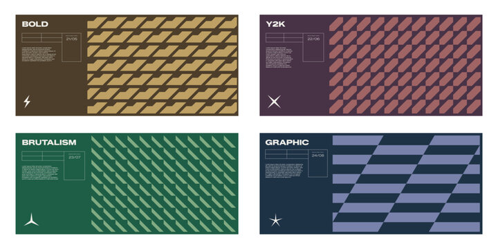 Postmodern brutalism shape with flat halftone warp and minimal modernism geometry. Black line graphic with psychedelic rhythm, y2k acid gradation, and contemporary typography artwork.