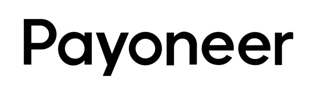 Payoneer brand name text logo on white background