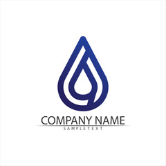 Water wave icon vector