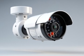 Detailed Close-Up of Modern Security Camera for Property Protection Solutions