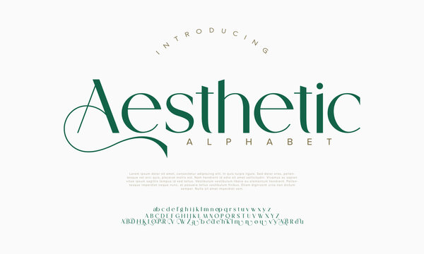 Elegant font, vintage type or luxury premium typeface, vector English royal alphabet. Classic typography in modern or old art deco style, serif letters for modern or retro poster font 
