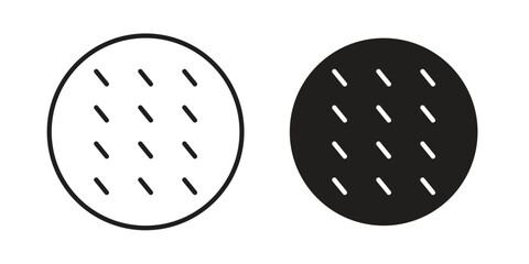 Fototapeta premium Anti skid feet icon vector on trendy design. Outline vector stock illustration.