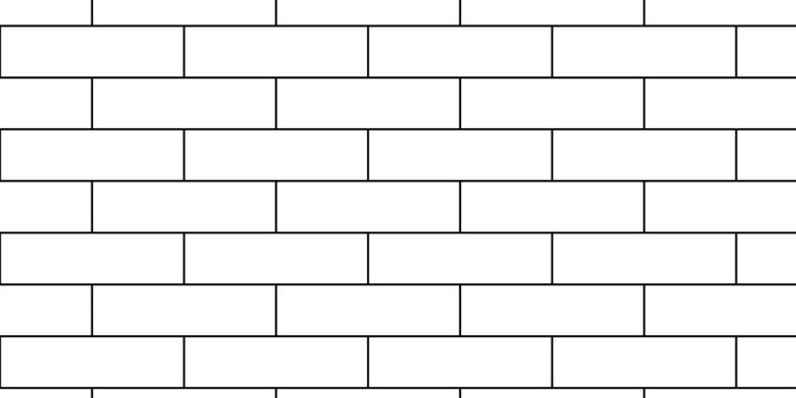 Pavement brick wall seamless mosaic stone concrete wall surface tiles. subway vector block rock white brick wall texture background.