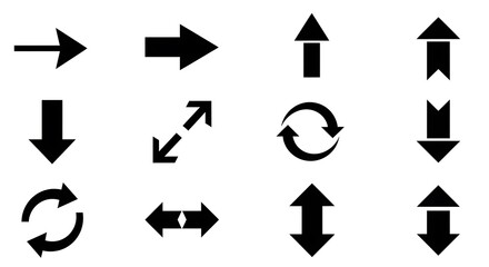 Arrow Collection - Directional Icons for Navigation and Design.