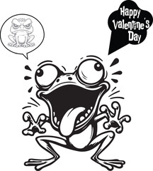 Obraz premium frog on a leaf