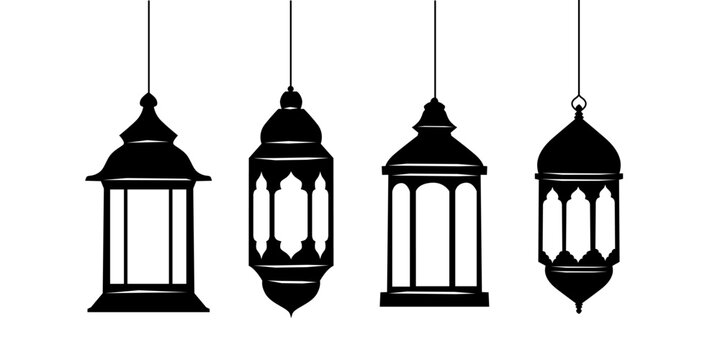 set of lamps ramadan latern