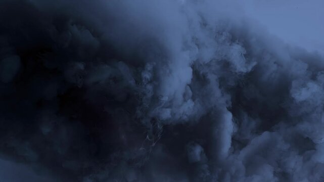 beautiful thick smoke, loop animation.