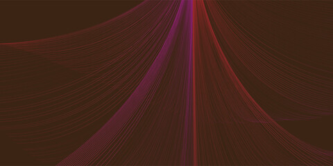 Abstract lines on black background, vector illustration