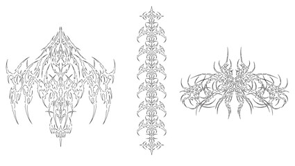 CYBERSIGILISM TATTOO DESIGN