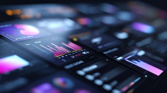 Data visualization interface screens