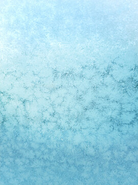 Ice on a window