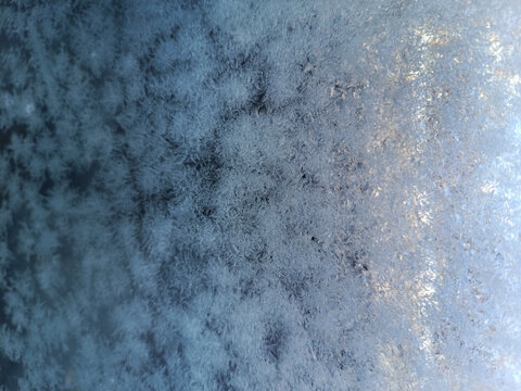 Ice on a window