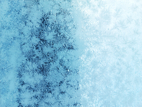 Ice on a window