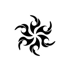 Fototapeta premium stylized asterisk symbol.