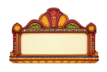 Vintage Marquee Sign with Lights and Blank Space 