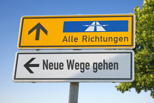 Neue wege gehen, Links abbiegen