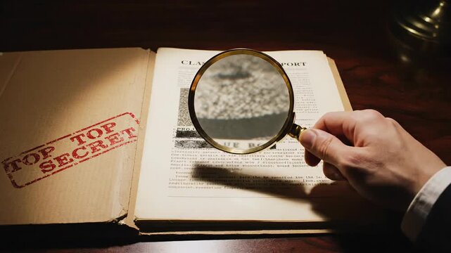 Top Secret UFO Report Under Magnifying Glass