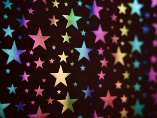Obraz premium Etoiles multicolores