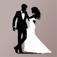 Para nowożeńc&oacute;w tańcząca sw&oacute;j pierwszy taniec