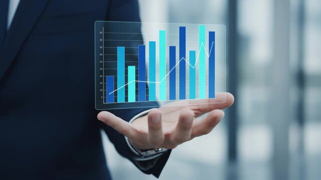 Modern Executive Workspace Emphasizing Metrics And Strategic Decision Making