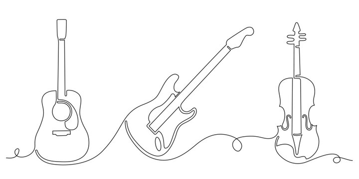 musical instruments vector