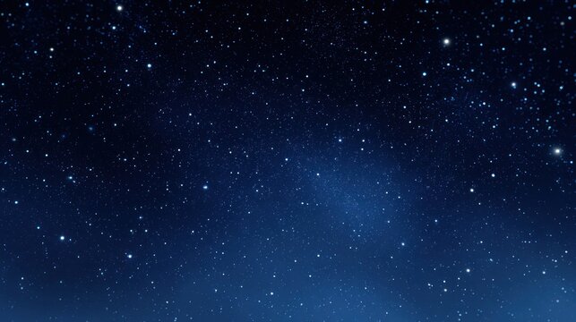 Night sky full of shining stars