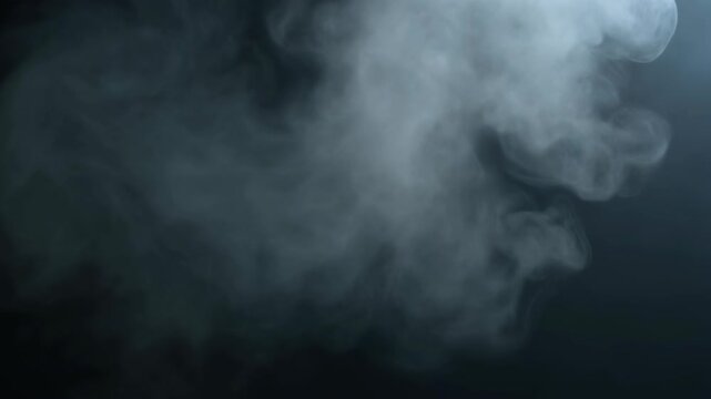 bstract white smoke on black background 4K (काला धुआं 4K)