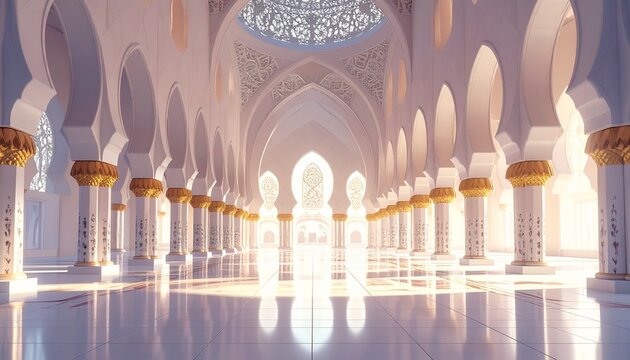 Majestic Islamic Architecture Interior Space