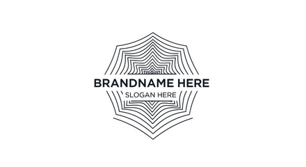 Spider Web Logo Template Design Element.