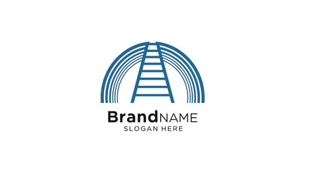 Stairway Logo Template Design Element.