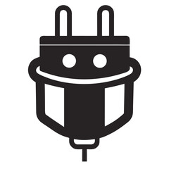 Obraz premium electric plug vector