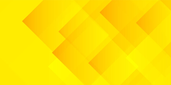 Abstract yellow orange gradient square shape with geometric concept background. Wallpaper theme simple vector. Vector illustration. eps10