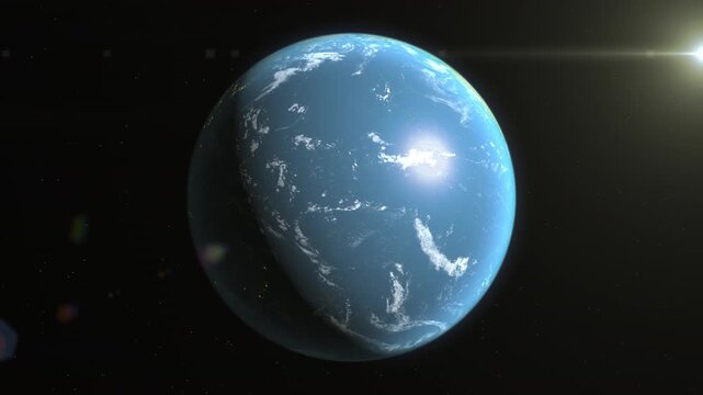 Location and map of French Polynesia on the surface of the earth at day.