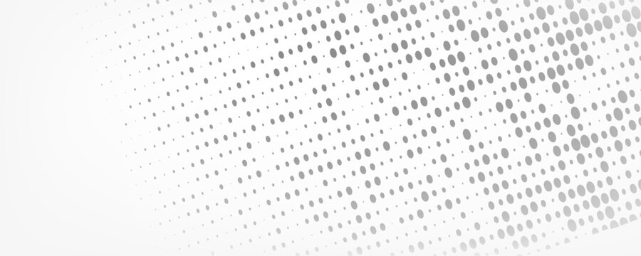 Grunge halftone gradient background. Faded grit noise texture. White and black sand wallpaper. Retro pixelated backdrop. Anime or manga style comic overlay. Vector graphic design textured template