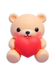 teddy bear with heart