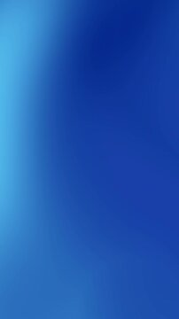 Vertical animated background with smooth gradient dark blue to light blue. Abstract gradient blue background. 4k Abstract minimal backdrop