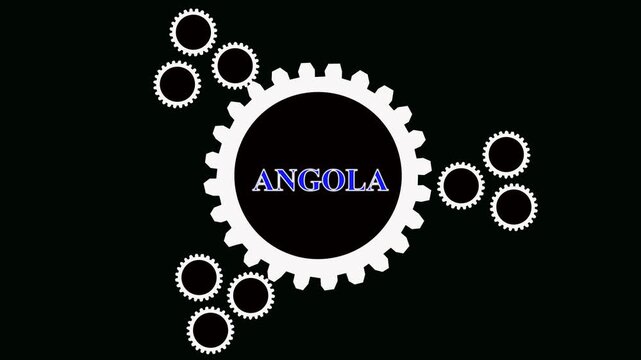 A angola South-Central Asian country, famous for its mountains, historic cities, and cultural heritage."4k video