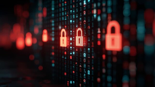 Sequences Interrupted By Security Symbols Indicating Encryption