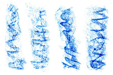 Ink roller brush strokes textures. Punk rock wall grunge paint stripes print. Brayer black lines. Thick rectangle stamps set. Chalk wide underlines. Vector smear labels background. Graffiti elements.