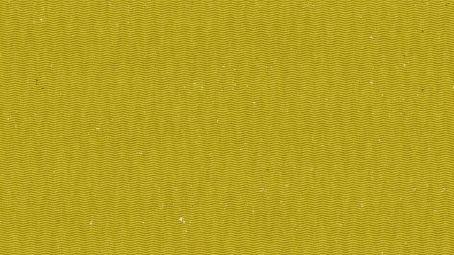 Raw Yellow Wavy Stop Motion Paper Texture With Stains Loop
