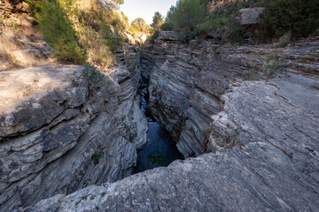Obraz premium Estrecho de Bolvonegro canyon in Spain