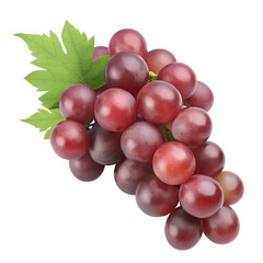 Fototapeta premium Isolated Bunch of Red Grapes