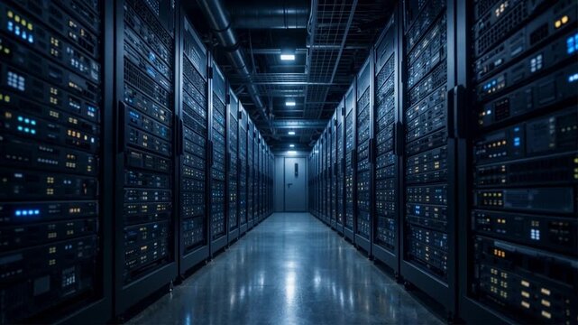 High performance computing environment with rack servers