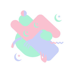 Ramadan Pastel Social Media Templates Set for Instagram Story and Reel