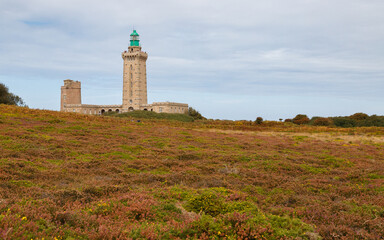 Der Leuchtturm von Cap Frehel in der Bretagne