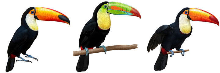  a best quality stock of the toucan bird on a branch PNG file stock ,,. © Fayaz