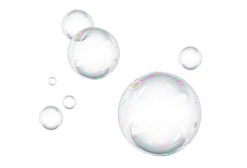 bubbles bubble drops of water transparen Soap bubbles soap bubbles in water Colorful iridescent...