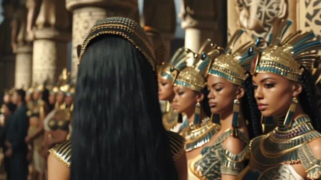 Cleopatra in g&ouml;ttlichem Glanz &ndash; Majest&auml;tischer Auftritt im alten &Auml;gypten