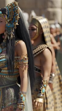Cleopatra in g&ouml;ttlichem Glanz &ndash; Majest&auml;tischer Auftritt im alten &Auml;gypten