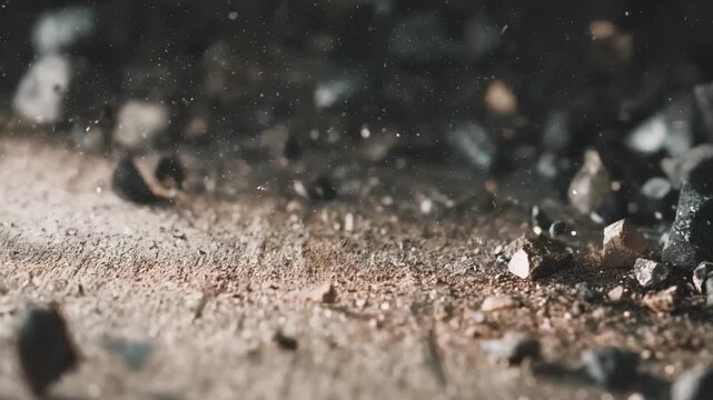 Dynamic medium shot of a selfhealing surface resisting dust accumulation emphasizing innovation in protective layers for extended image clarity.